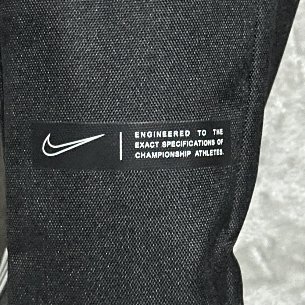 Nike Hoops Elite Fuel Pack Insulated Lunch Bag Black Silver Durable Dual Storage - Picture 5 of 11